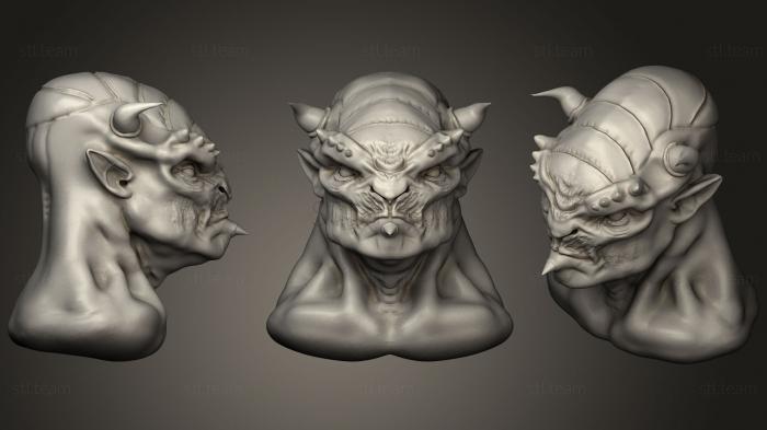 3D модель Инопланетная Голова 2 (STL)